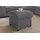 sit&more Polsterhocker Montego Kunststoff 58 x 46 x 58 cm Grau