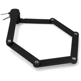 Fischer Faltschloss inkl. Halter schwarz