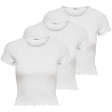 Only Pyjama-Shirt Weiß XS (34)
