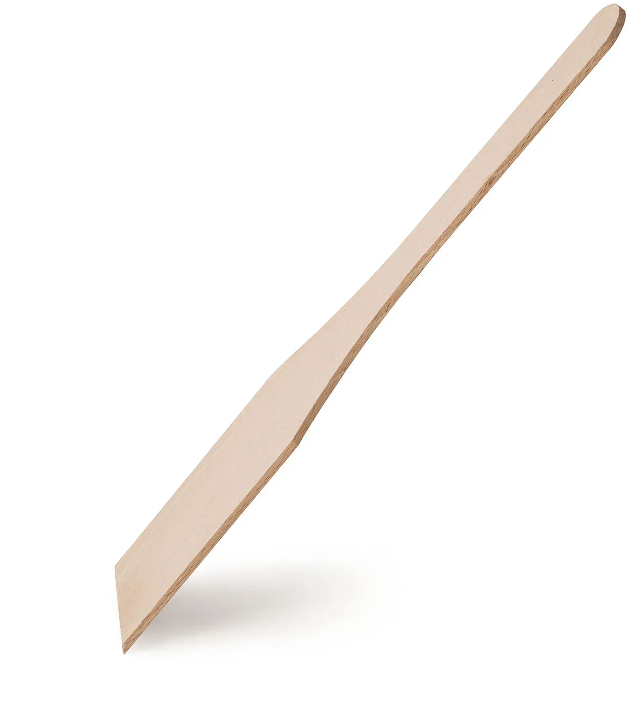 Metrie | Pfana-3028W Holzpfannenwender Spachtel, Buche | 28 cm