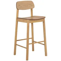 VCM 2er Set Actona Barhocker Barlow Holz Braun Eiche