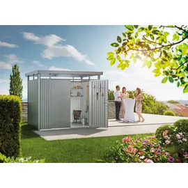 Biohort HighLine H2 2,75 x 1,95 m quarzgrau-metallic Doppeltür