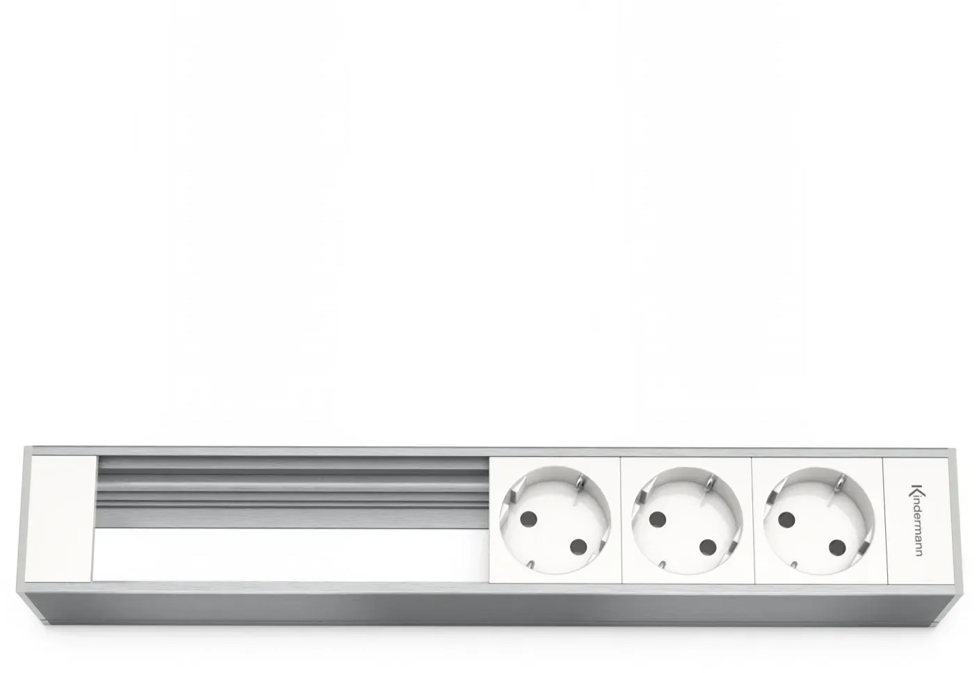 Kindermann CablePort Modulträger 6-fach, 3x Strom
