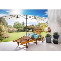 Prestige home living outdoor Sonnenliege aus Eukalyptusholz