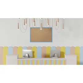 ALLboards Pinnwand 90 x 60 cm Blau
