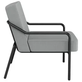 medso powered by paperflow Sessel MEDSO M Stoff 58,0 x 74,3 x 73,6 cm Grau/Schwarz