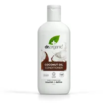 Dr.Organic Dr Organic Kokosöl Conditioner, Normales & Trockenes Haar, Natürlich, Vegan, Tierversuchsfrei, Paraben- & SLS-frei, Recycelbar & Aus im Meer gebundenem Plastik recycelt, Zertifiziert Bio, 265ml