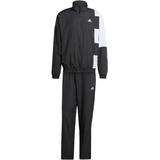 adidas Men's Sportswear Colorblock Track Suit Trainingsanzug, Black/White, L