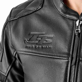 RST Hillberry D3O Lederjacke Schwarz L