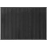 vidaXL Teppich Rechteckig Grau 70x100 cm Bambus