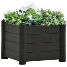 vidaXL Garten-Hochbeet PP Anthrazit 43x43x35 cm