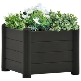 vidaXL Garten-Hochbeet PP Anthrazit 43x43x35 cm