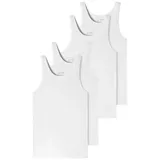 SCHIESSER Unterhemd 95/5 Organic Cotton in Weiß | Gr.: L