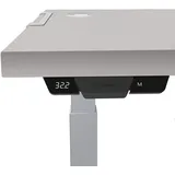 Fellowes Tischplatte Levado grau rechteckig 180,0 x 80,0 x 2,5 cm