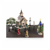 Lemax Kleines Stadtkirchen-Set, Haus-Set, #56670