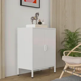 VCM Sideboard Flokas 60 x 80 x 35 cm Weiß