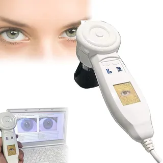 Iris-Analysekamera, Tragbarer HD-5-Millionen-Pixel-Iris-Detektor mit USB-2.0-Schnittstelle, Iridologie-Analysekamera für Schönheitssalons, Gesundheitsmanagementzentren