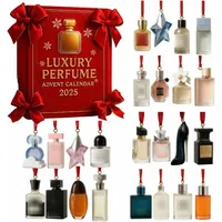 Luxus Parfüm Weihnachten Adventskalender, 24-Tage-Parfüm-Display Geschenkset, 24 Tage Designer-Düfte für Frauen & Männer - Premium Holiday Countdown Geschenke Set (1 PCS)