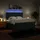vidaXL Boxspringbett mit Matratze Blau 180x200 cm Stoff