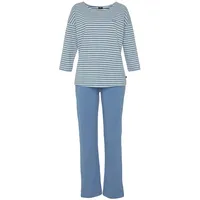 H.I.S. H.I.S Damen Pyjama blau Gr.36/38
