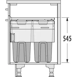 HAILO Wäschesammler 3270811 Laundry Carrier 45 LC Slide SC
