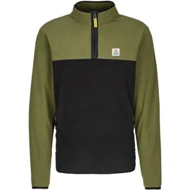 Passenger Herren Set Off Polar 1/4 Zip Pullover (Größe XL, oliv)