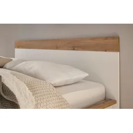 Home Affaire Einzelbett HOME AFFAIRE "WESTMINSTER Bett im Landhausstil, Doppelbett, Bettgestell", weiß (pinie weiß dekor, pinie weiß dekor, eiche wotan dekor), B:197cm H:94cm L:210cm, Betten, in verschiedenen Farben verfügbar, Liegefläche 90/140/180x200 cm