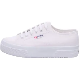 SUPERGA Damen Plateau Sneaker - Blau,Rot,Weiß - 39