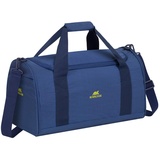 RivaCase® RIVACASE Leichte Sporttasche, große Fitnesstasche 30 Liter - Verstellbarer Schultergurt - Wasserabweisende Reisetasche mit Seitentaschen/blau