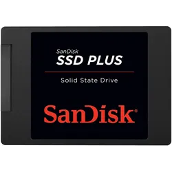 SanDisk SSD Plus interne SSD Festplatte 1 TB (schnelleres Hoch-, Herunterfahren und Laden, Lesegeschwindigkeit 535 MB/s, Schreibgeschwindigkeit 350 MB/s, stoßfest) | Zustand: Neu & original versiegelt