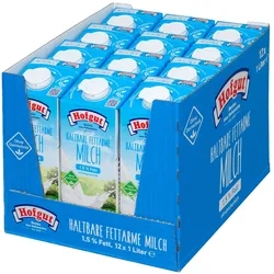 Hofgut Fettarme H-Milch 1,5% 1 Liter, 12er Pack