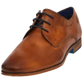 Bugatti Herren Businessschuhe, Männer Business Schnürer,schnürschuhe,Anzugschuhe,Derby schnürung,Office,büro,Freizeit,Cognac (6300),40 EU / 6 UK