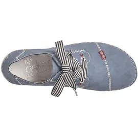Rieker Schnürschuh Damen Blau 40
