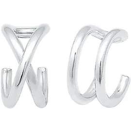 Elli Ohrclips Geo Silber 925  onesize