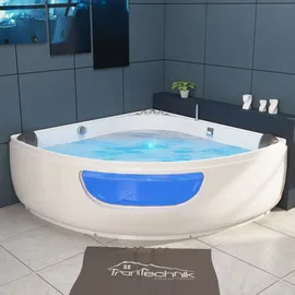 Tronitechnik Paros Whirlpoolbadewanne 135 x 135 cm WP-PAR135