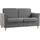 Homcom 2 Sitzer Sofa mit Holzbeine Leinenoptik