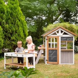 roba Spielhaus Outdoor Mehrfarbig Holz