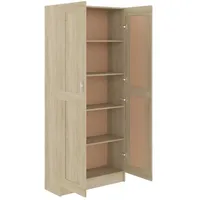 vidaXL Bücherschrank 82,5 x 30,5 x 185,5 cm Braun