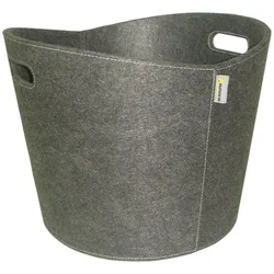 ADURO Holzkorb »Proline«, Ø: 39cm, grau, Filz