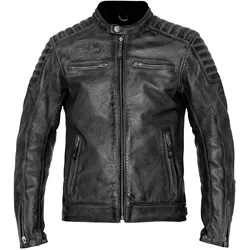 John Doe Storm Lederjacke schwarz - 3XL