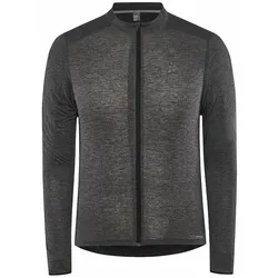 CRAFT Core Bike Essence Wool langarm Fahrradtrikot Herren 999200 - black/melange XL