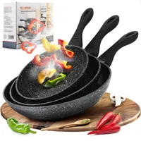 Melianda IT-3000 Pfannen-Set 3-tlg. 20 cm + 24 cm + 28 cm