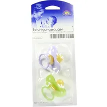 Büttner-Frank Sauger Kirsche Latex Gr.1 0-6 Monate flieder/grün