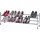 Wenko Schuhregal 119 x 35 x 23 cm ausziehbar, für 10 Paar Schuhe, silber glänzend