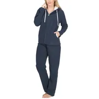 SLOUCHER Hausanzug Damen Hausanzug aus wärmenden Fleece blau 48-50