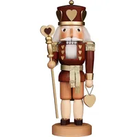 Christian Ulbricht Nussknacker Herzkönig Natur - 37,5 cm