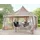 Quick Star Seitenwand für Pavillon Sahara 4x4 m 2 Stück Sand 4 x 0,4 m
