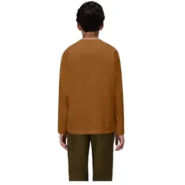 Napapijri New Box Logo Langarm-T-Shirt Braun 10