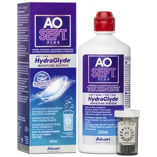 Alcon AOSept Plus HydraGlyde Peroxid-Lösung 360 ml