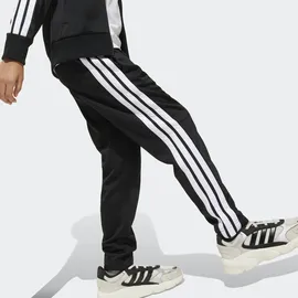 adidas Trainingsanzug ADIDAS SPORTSWEAR "LK 3S TIB TS", Jungen, Gr. 128, schwarz-weiß (schwarz, weiß, pure ruby), Obermaterial: 100% Polyester, Sportanzüge Trainingsanzug